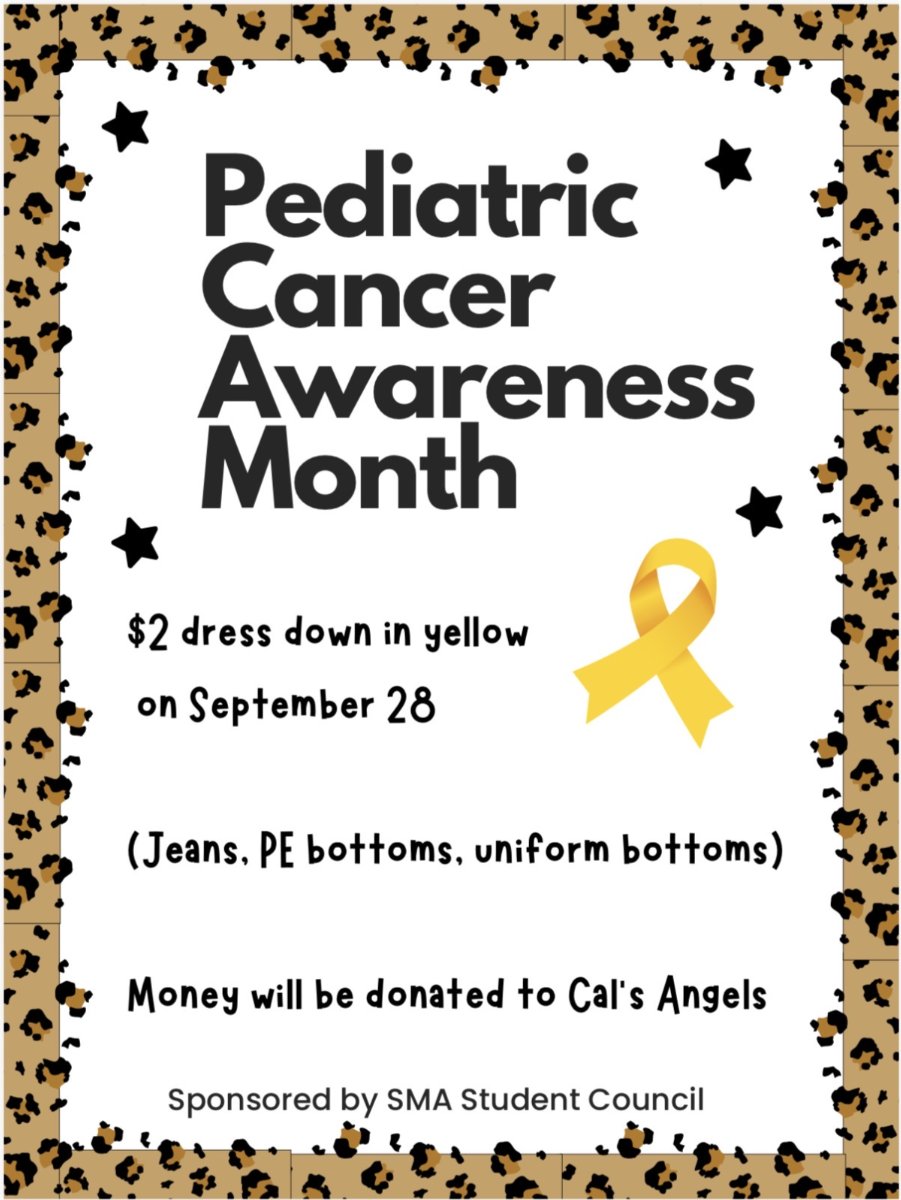 Sept 28 Pediatric Cancer Awareness Flyer
